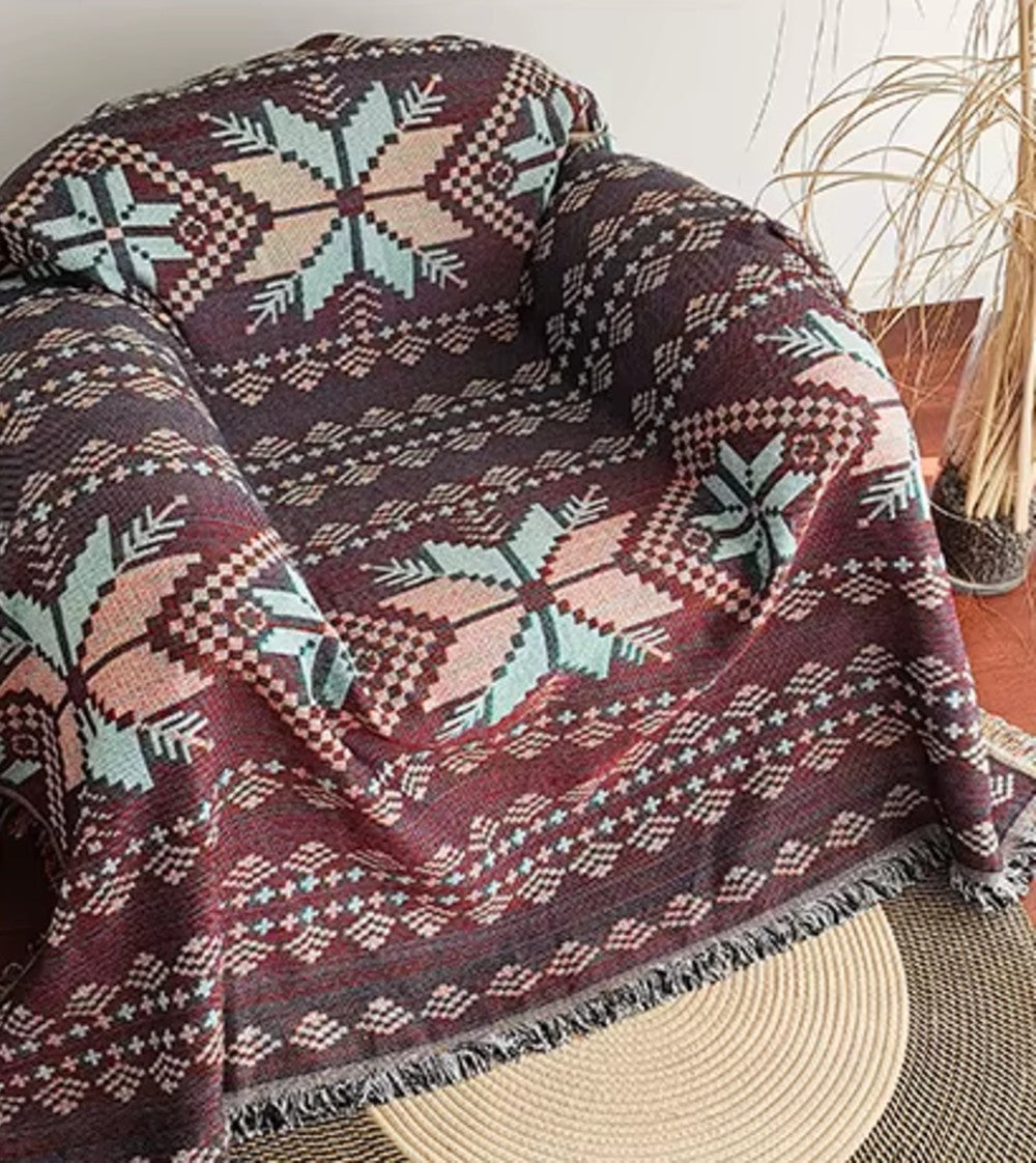 Couleur : Feuilles d'érable - envers du plaid, couleurs inversées